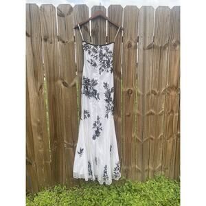 Stunning Vintage Beaded Formal Evening Gown Sean Collection